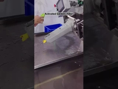 63.6CFM Filtro de ar de carbono ativado com escoamento