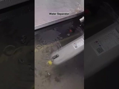 Filtro de ar comprimido com escoamento flutuante