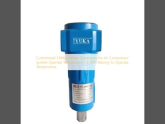 Separadores de água personalizados de 3,0 MPa para sistema de compressor de ar Operam em temperatura de 1,5-80ºc Pertencem à temperatura de operação